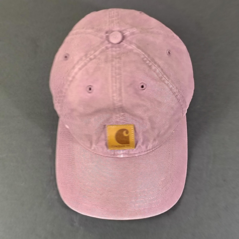 Carhartt Hat Cap Strapback One Size Rose Pink Odessa Canvas Cotton Womens - Picture 7 of 13